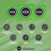 24 Exs Ribbed Dotted Flared Condoms | 2 x Pack of 12 | Vegan | Orgasmic Stimulation Condoms