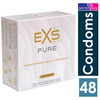 Exs Pure Condoms | Box of 48 | Premium Ultra Thin Sensitive Latex Sustainable Vegan