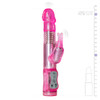 EasyToys Rabbit Vibrator Rotating Realistic Dildo Silicone Vibrator Pink Sex Toy