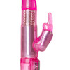 EasyToys Rabbit Vibrator Rotating Realistic Dildo Silicone Vibrator Pink Sex Toy