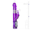 EasyToys Rabbit Vibrator Rotating Realistic Dildo Silicone Vibrator Purple Sex Toy 