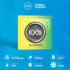 Exs Glow in The Dark Condoms Pack 100 | Latex Silicone Lubricated Vegan