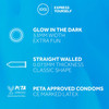 Exs Glow in The Dark Condoms Pack 100