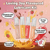 Loving Joy Flavoured Lubricants 30ml Set | Strawberry Peach Chocolate Mango Lube