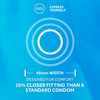 48 Exs Snug Fit Condoms Box | Smaller Size Tighter Trim Close Fit | Vegan