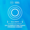 100 x Exs Snug Fit Condoms | Smaller Size Tighter Trim Close Fit | Vegan Condoms 