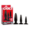 CalExotics Colt Anal Trainer Kit - 3 Pack Butt Plugs Anal Stretch Smooth Sex Toy