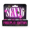 Sexy 6 Dice Game | Foreplay Edition Fun Pleasure Fantasy Naughty Couple Sex Game | Romantic Gift 