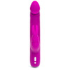 Happy Rabbit Realistic Slimline Rechargeable Rabbit Dildo Vibrator - Purple