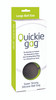 Quickie Gag Large Silicone Ball Bondage Gag Black - 45mm (1.75”) Large Ball