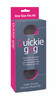 Quickie Gag Mouth Bit - Black One Size Strong Silicone Bondage Gag