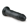 EasyToys Realistic Dildo 15.5cm Long - Black Suction Cup Strap-On Sex Toy Dildo 