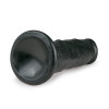 EasyToys Realistic Dildo 15.5cm Long - Black Suction Cup Strap-On Sex Toy Dildo 