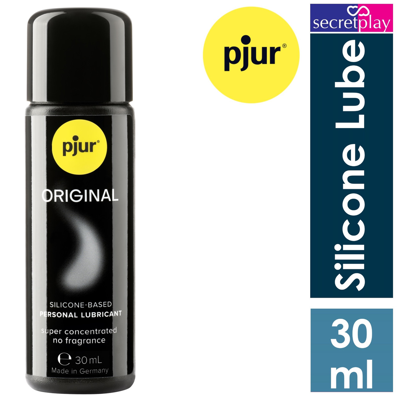 1 x Pjur Original Silicone Based Lubricant | 30 ml | Long Lasting | Anal  Personal Sex Lube