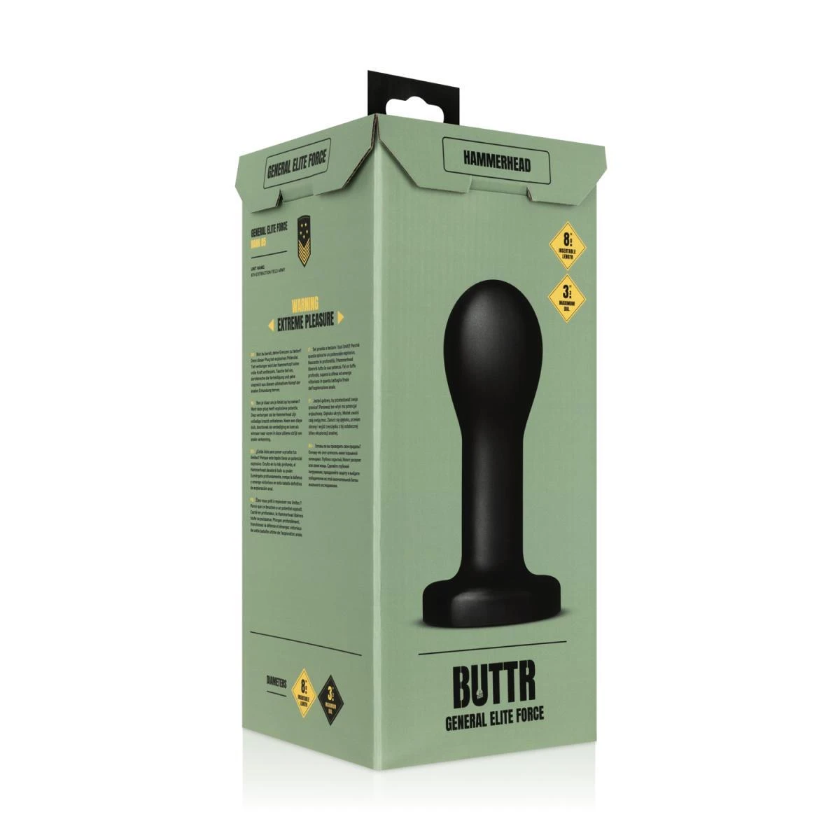 Plug Anal AH-1 COBRA BUTTR GENERAL ELITE FORCE - PVC Noir - Neuf