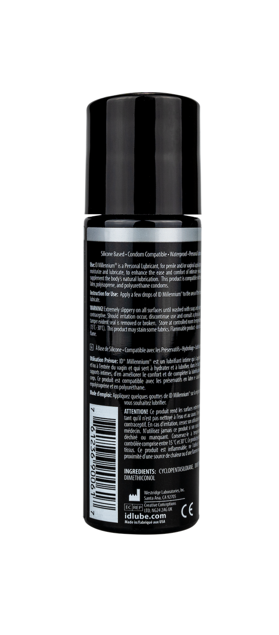 ID Millennium Lube Silicone Based Lubricant 65 ml