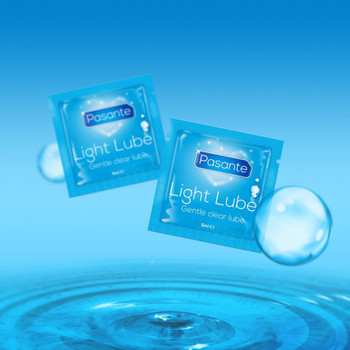 48 x Pasante Gentle Light Lube 5ml Sachets | Water Based Odourless Lubricants 