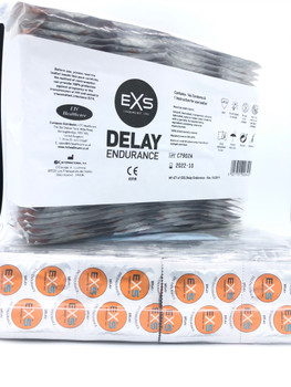 Exs Endurance Delay Condoms | Long Lasting Climax Performance - Multiple Quantity 