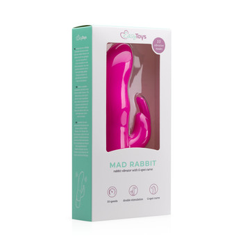 EasyToys Mad Rabbit G-Spot Vibrator Pink Intense Orgasm Vibrating Sex Toy