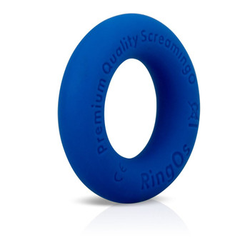 Screaming O RingO Ritz Cock Penis Ring Liquid Silicone | 3x Stretch Comfort Fit | Blue