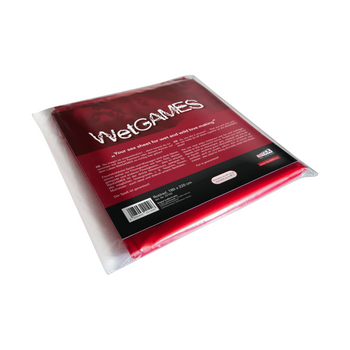 Sexmax Wetgames Sex Wet Massage Bed Sheet | 180 x 220 cm | Waterproof PVC Liner Cover | Red