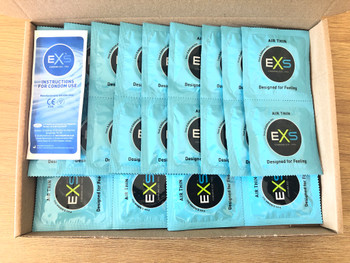 24 x Exs Air Thin Condoms | 0.045 mm Thickness | Sensitive Latex Condoms |