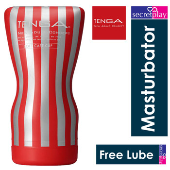 Tenga Soft Case Cup | Male Masturbator Stroker | Stimulation Handjob Sex Toy