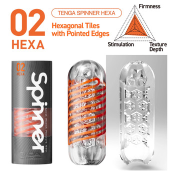 Tenga Spinner Hexa | Powerful Twist Stroke Male Masturbator Stroker | Sex Toy