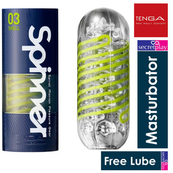 Tenga Spinner Shell | Powerful Twist Stroke Male Masturbator Stroker | Sex Toy