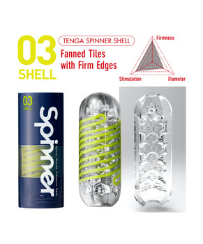 Tenga Spinner Shell | Powerful Twist Stroke Male Masturbator Stroker | Sex Toy