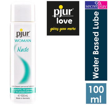 Pjur Woman Nude Water Based Lubricant | 100 ml | Silky Smooth Lube