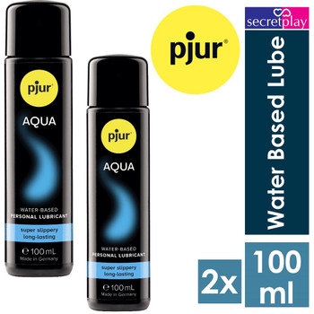 Pjur Aqua Water Based Lubricants 100ml | Slippery Long Lasting | Personal Sex Lube