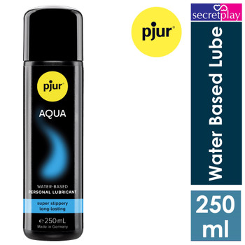 Pjur Aqua Water Based Lubricants | Super Slippery Long Lasting | 250 ml Lube