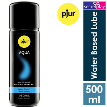 Pjur Aqua Water Based Lubricants | Super Slippery Long Lasting | 500 ml Lube
