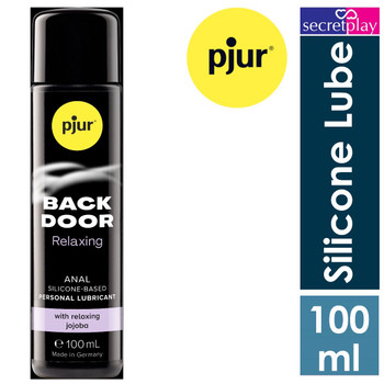 Pjur Back Door Silicone Based Anal Glide Lubricants 100ml | For comfortable anal sex Lube | extra-long lubrication 