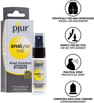 Pjur Analyse Me Relaxing Silicone Lube 30 ml + Pjur Anal Comfort Spray 20 ml | Lubricants 