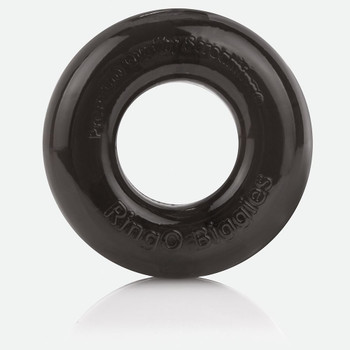 Screaming O RingO Biggies Cock Ring | Super Stretchy Reusable Penis Ring |Black