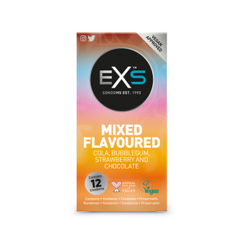 EXS Black Latex Comfy Fit 12-pack