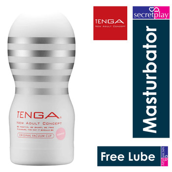 Tenga Original Vacuum Cup Gentle | Male Masturbator Stroker | Super Tight | Handjob Sex Toy