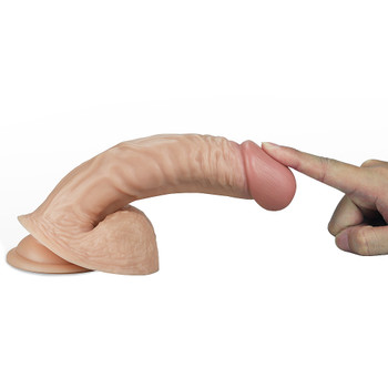 LoveToy 8.5'' Long Real Extreme Dildo | Realistic With Suction Cup Base Sex Toy