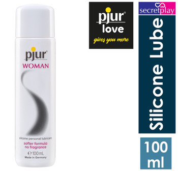 Pjur Woman Silicone Based Lubricants | 100 ml | Stimulating Longer Lasting Pleasure Lube |