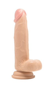 RealRock Realistic 8" Inch Dildo With Scrotum | Anal Stimulation Dildo Dong