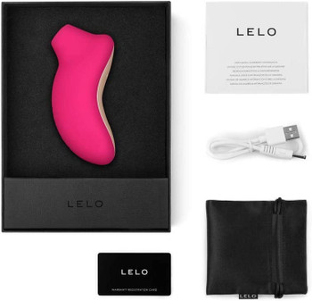 LELO SONA Cruise Sonic Massager Cerise | Clitoral Vibrator | Stimulator Enhanced Pleasure Orgasm Toy for Women