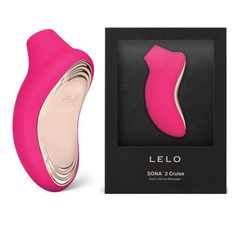 LELO SONA 2 - Cerise Sonic Massager | Clitoral Stimulator Vibrator | Woman Orgasm Sex Toy