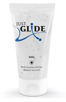 Just Glide Water Based Lubricant | 50 ml | Odourless Colourless Vegan | Sex Lube