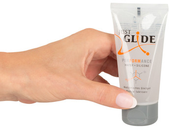 Just Glide Performance Water + Silicone Based Lubricant | 50 ml | Vegan Sex Lube
