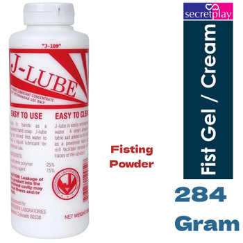 J Lube Powder 284g | Veterinarian Lubricant Water Based For Water Based Lubricant For Fisting Hand Toy Anal Sex
