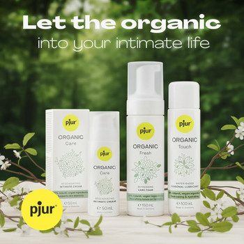 Pjur Organic Touch 100ml Lube | Waterbased Lubricant Vgan Natural Skin Caring