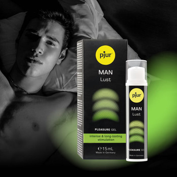 Pjur Man Lust Pleasure Gel 15ml | Natural Vegan Soothing Silky Skin