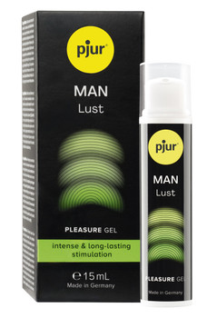 Pjur Man Lust Pleasure Gel 15ml | Natural Vegan Soothing Silky Skin